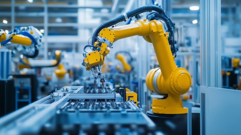 Industrial arms & cobots — supplied imagery
